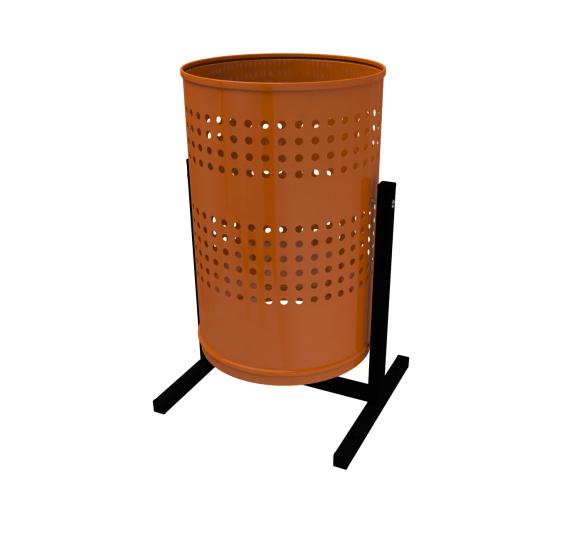 Металлическая урна «Уралочка перфорированная»